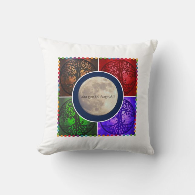 Unter August-Himmeln… Kissen (Vorderseite)