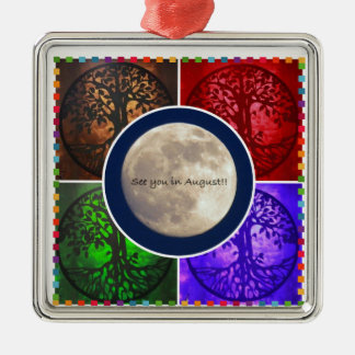 Unter August-Himmeln… Ornament Aus Metall