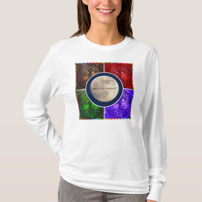 Unter August-Himmeln… T-Shirt (Vorderseite)