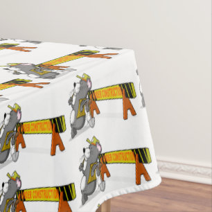 Unter "Banner Rectangle of Construction Worker" Tischdecke