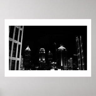 Unter beleuchteten Steeples Poster