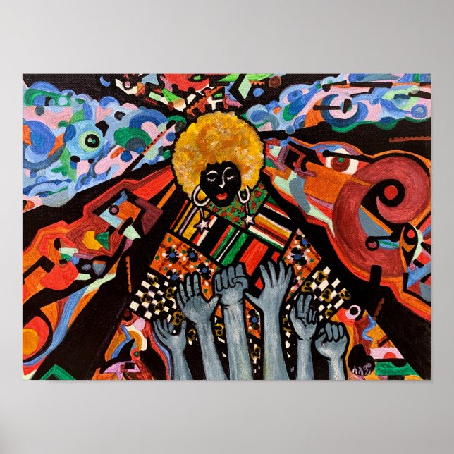 "Unter Chaos, ich steige auf" Poster (Vorne)