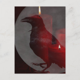 "Unter deinem Zauber in Rot" Postkarte