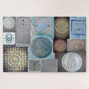 Unter deinen Füßen - Manhole Covers of the World Puzzle