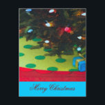 Unter dem Baum ~ Postcard FOTO INSERT Feiertagspostkarte<br><div class="desc">Frohe Weihnachten und ein glückliches neues Jahr! ZUFRIEDENHEIT GARANTIERT ODER GELD ZURÜCK! Ändern Sie den Hintergrund in jede Farbe, Größe, Papier oder Form auf den meisten Designs und Produkten. Sie können die Kunst überall positionieren. Fügen Sie Ihren Namen und / oder Lieblings-Phrase. Geben Sie als Geschenk für sich selbst oder...</div>