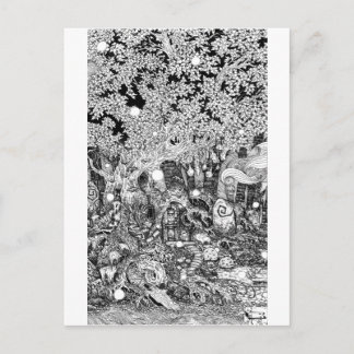 Unter dem Baum Postkarte