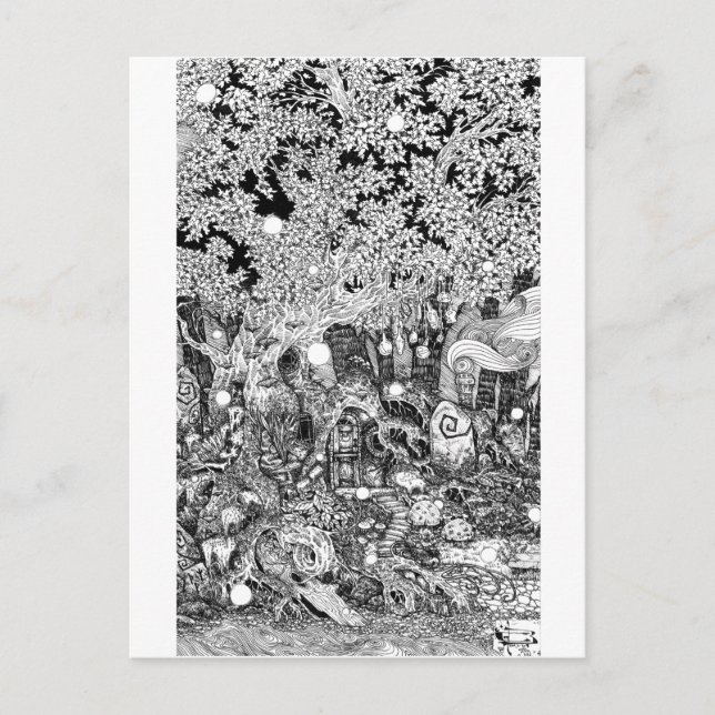 Unter dem Baum Postkarte (Vorderseite)