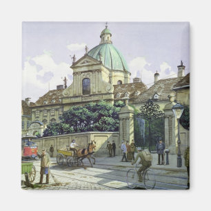 Unter dem Belvedere-Palast in Wien Magnet