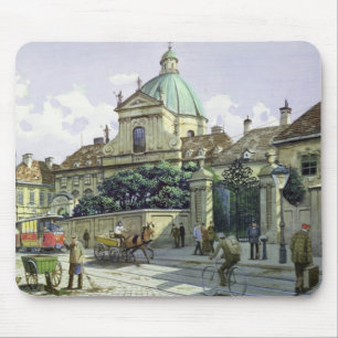 Unter dem Belvedere-Palast in Wien Mousepad