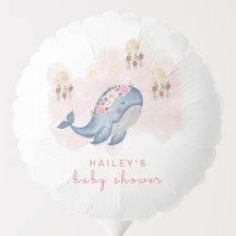 Unter dem Bild Sweet Whale Floral Baby Shower