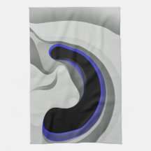 Unter dem Blau: Abstrakt grau, schwarz und blau