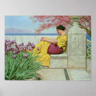 Unter dem Blossom, der sich auf den Bough, 1917 Poster