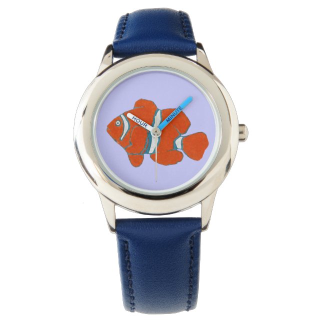unter dem Clownfisch Armbanduhr (Vorderseite)