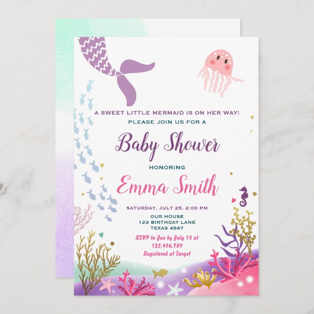 Unter dem einladung (Vorne/Hinten)