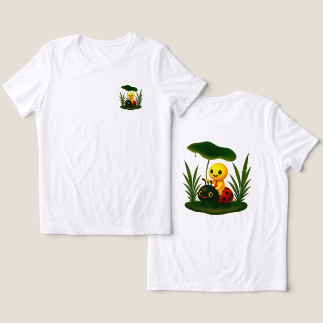Unter dem grünen Blätterdach Tri-Blend Shirt (Design Vorderseite & Rückseite)