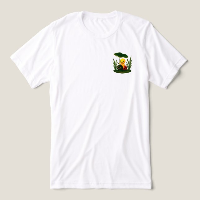 Unter dem grünen Blätterdach Tri-Blend Shirt (Design Vorderseite)