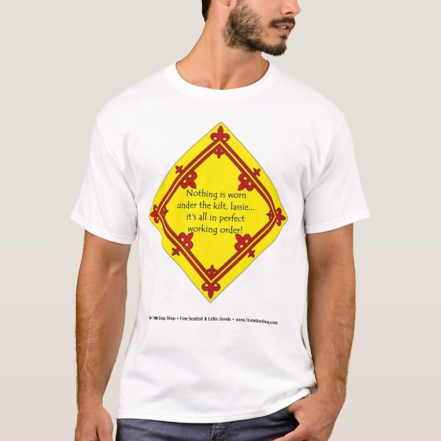 Unter dem Kilt T-Shirt (Vorderseite)