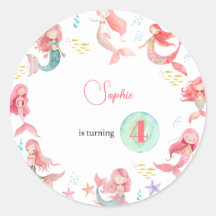 Unter dem Kindergeburtstag Mermaids