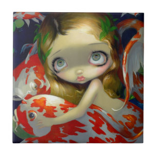 "Unter dem Koi" Fliese