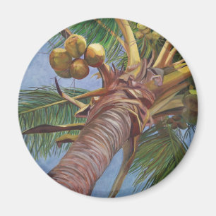 Unter dem Kokosnuss-Baum Magnet