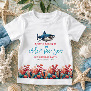 Unter dem Meer 1. Geburtstag Party Baby T-shirt