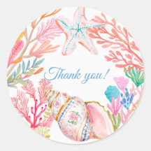 Unter dem Meer Aquarell-Baby Shower 