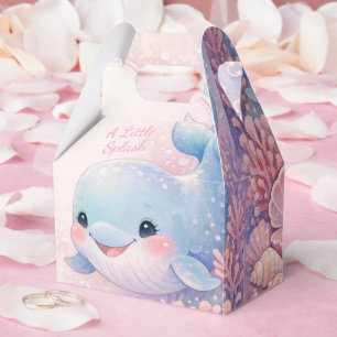 Unter dem Meer Baby Shower Rosa Ozean Wal Mädchen Geschenkschachtel