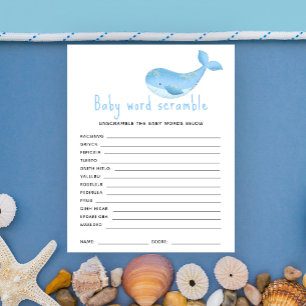 Unter dem Meer - Baby Word Scramble