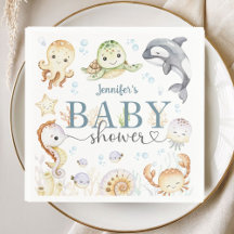 Unter dem Meer - Babyparty Geschlechtsneutral