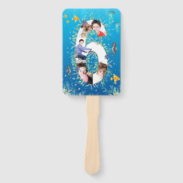 Unter dem Meer Big 6. Geburtstag Foto Collage Fächer