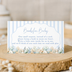 Unter dem Meer Blau Babyparty Bücher für Baby Begleitkarte