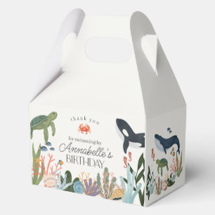 Unter dem Meer Geburtstagsparty-Favoriten Geschenkschachtel