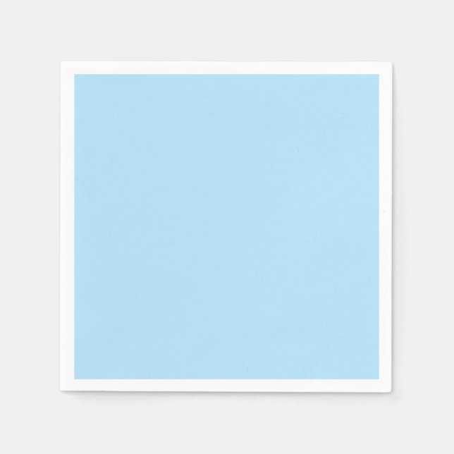 Unter dem Meer Hellblaue Papiertücher Modern Serviette (Vorderseite)