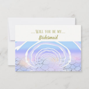 Unter dem Meer ist meine Bridesmaid Einladung