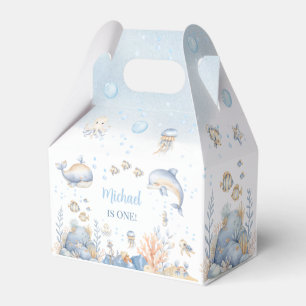 Unter dem Meer Junge 1. Geburtstags-Geschenkbox Geschenkschachtel