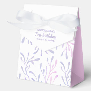 Unter dem Meer Lila Meeresalgen Mädchen 1. Geburts Geschenkschachtel