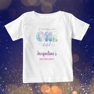 Unter dem Meer Mädchen 1. Geburtstagsfeier Baby T-shirt
