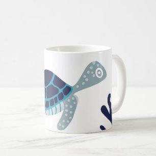 Unter dem Meer - Meeresschildkröte Kaffeetasse
