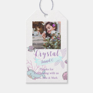 Unter dem Meer, Meerjungfrau Foto, 6. Geburtstag Geschenkanhänger