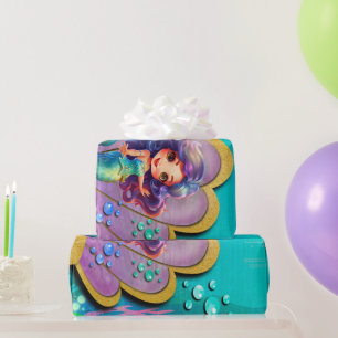Unter dem Meer & Meerjungfrau Geburtstagsfeier Geschenkpapier