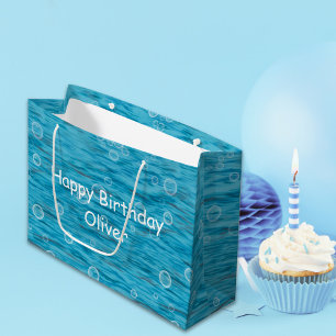 Unter dem Meer mit Delphinen Geburtstagsparty Große Geschenktüte