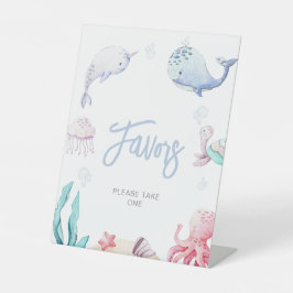 Unter dem Meer Nautische Duschfavoriten Sockelschild