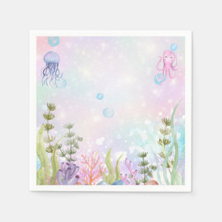 Unter dem Meer Neapel Serviette