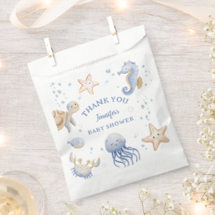 Unter dem Meer! Niedlich Blue Boy Baby Dusche Geschenktütchen