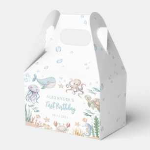 Unter dem Meer Ozean-Tiere Geburtstag Geschenkschachtel