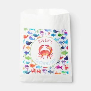 Unter dem Meer Regenbogen Fische GeburtstagsBaby-D Geschenktütchen