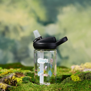 Unter dem Meer süße Meerjungfrau personalisiert Trinkflasche