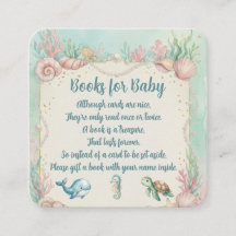 Unter dem Meer Tiere Aquamarin Baby Shower