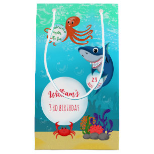 Unter dem Meer Tiere Kind Geburtstag Kleine Geschenktüte