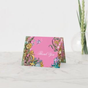 Unter dem Meer Vielen Dank Dankeskarte